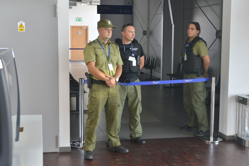 Port Lotniczy Radom. Atak terrorystyczny na lotnisko - ćwiczenia służb