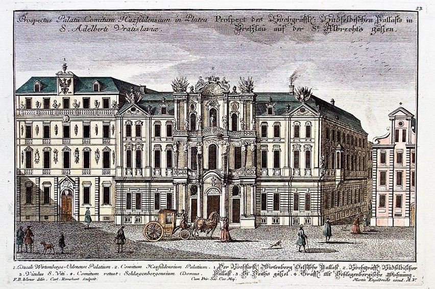 Pałac Hatzfeldów był wpisany do rejestru zabytków decyzją z...