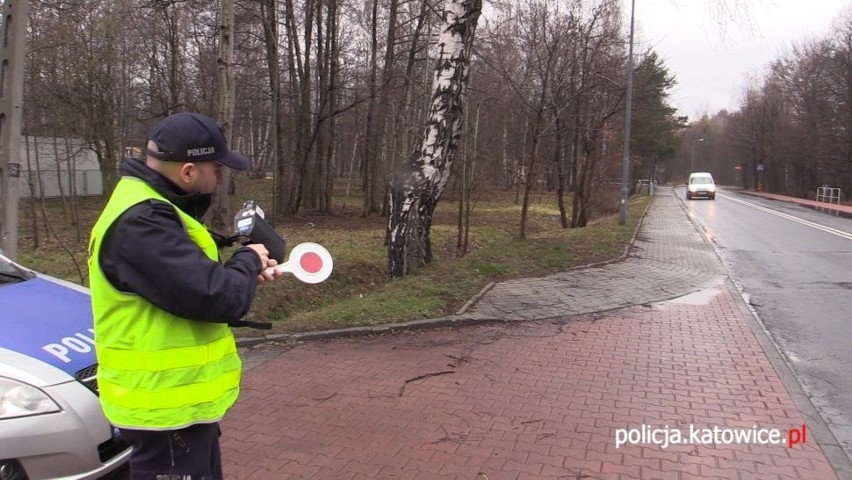 Policyjna akcja Speed III w Katowicach.