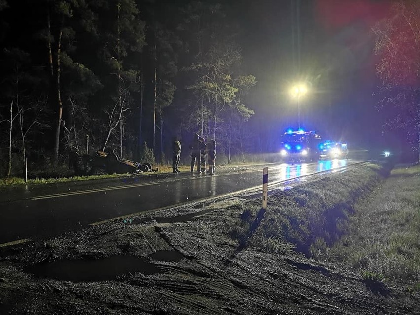 Wypadek w Opaleńcu, gm. Chorzele. Nie żyje 24-letni mężczyzna