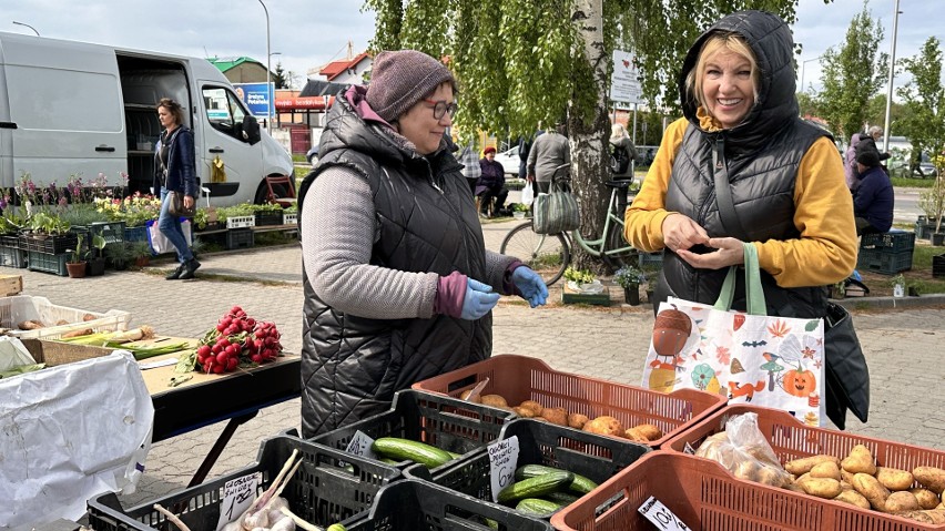 Środowy targ w Tarnobrzegu. Dużo sadzonek, warzyw, owoców, butów, ubrań. Zobacz, co się sprzedawało 17 kwietnia