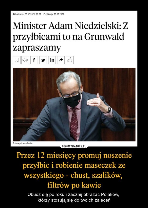 Rządowe rozporządzenie położy kres przyłbicom, szalikom i...