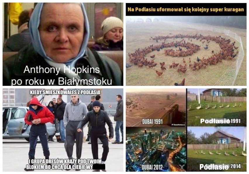 Memy o Podlasiu 2019. Nowe memy, które szkalują Podlasie: Anthony Hopkins po roku w Białymstoku i inne śmieszne obrazki [MEMY 2019]