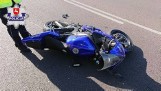 Wypadek na obwodnicy Krasnegostawu. Motocyklista trafił do szpitala