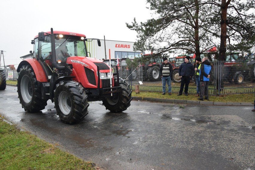 Protest na DK 81 między Pawłowicami a Ochabami