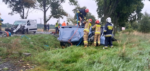 Śmiertelny wypadek w Gogołowicach, na drodze krajowej numer 36 pod Lubinem.