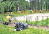 Wielkie sprzątanie w Parku Lotników Polskich