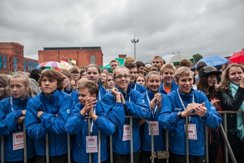 Otwarcie olimpiady "Łódzkie 2013": Kamil Bednarek w Manufakturze [ZDJĘCIA+FILM]