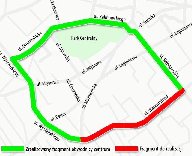 Ulica Waszyngtona zostanie zmodernizowana na fragmencie od Akademickiej do Wesołej.