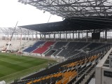 Stadion Pogoni Szczecin zaprasza na gotowe trybuny! Zobacz na zdjęciach pełen kształt stadionu z perspektywy murawy