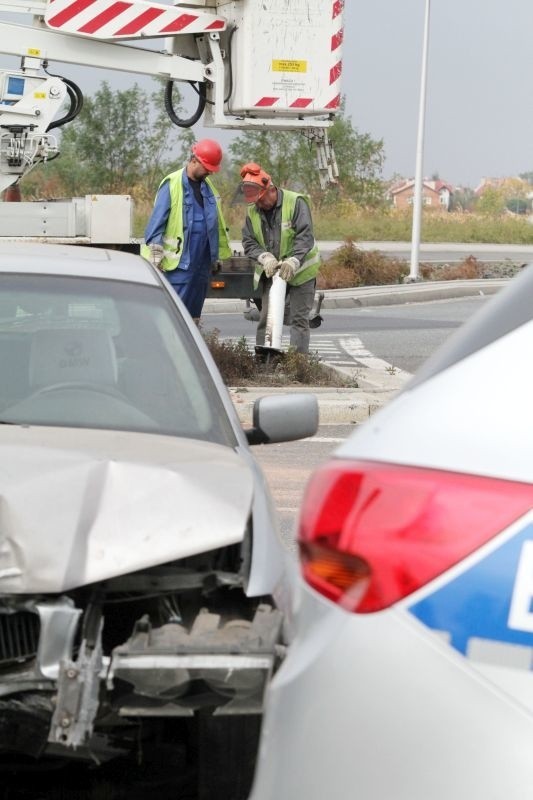 Wypadek BMW, Graniczna, Wrocław, 07.10.2015