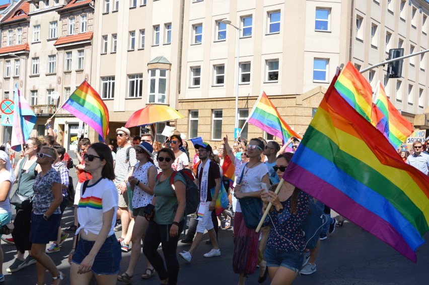 I Marsz Równości w Opolu odbył się w wakacje 2018 roku. II...