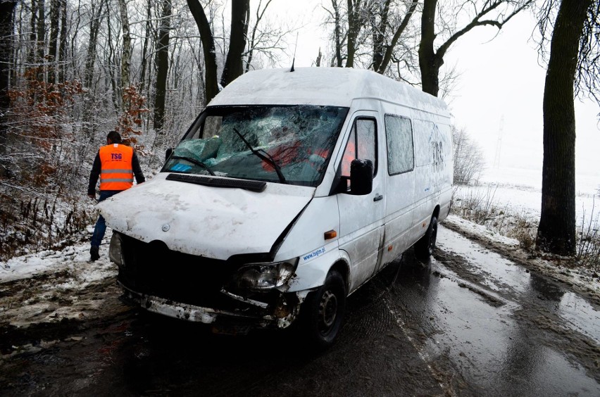 Wypadek w okolicy miejscowości Boniowice