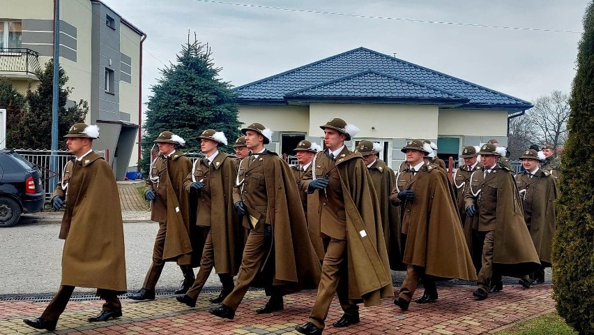 Noworoczne spotkanie służb mundurowych w Tryńczy.