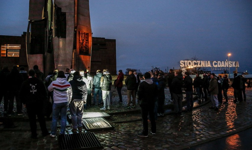 Kibice Legii Warszawa w Gdańsku, 9.12.2018