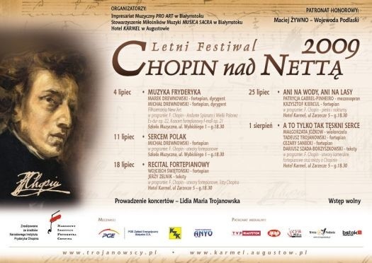 Pierwszy koncert w ramach Letniego Festiwalu "Chopin nad Nettą 2009" 4 lipca.
