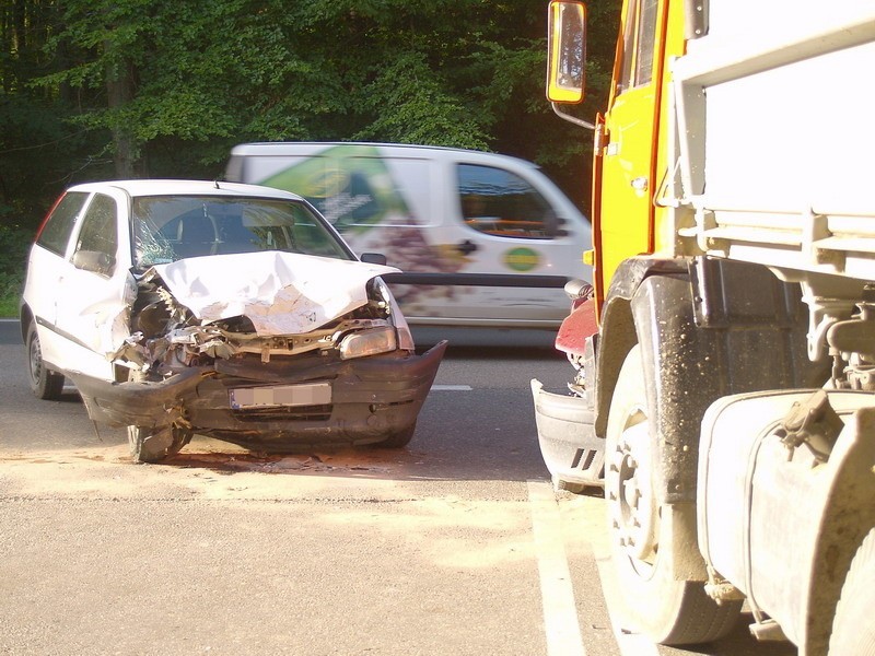 Wypadek na trasie Koszalin-Mścice