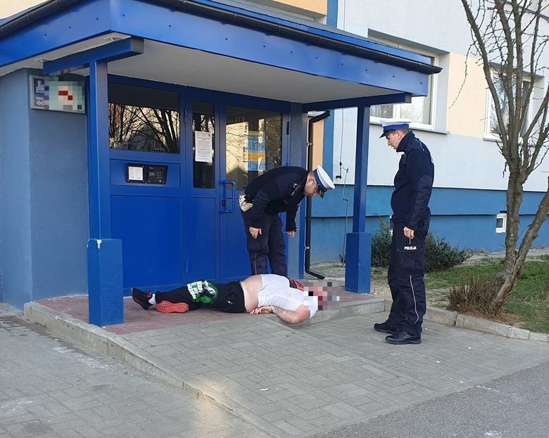 To nie pierwszy raz kiedy policjanci interweniują na...