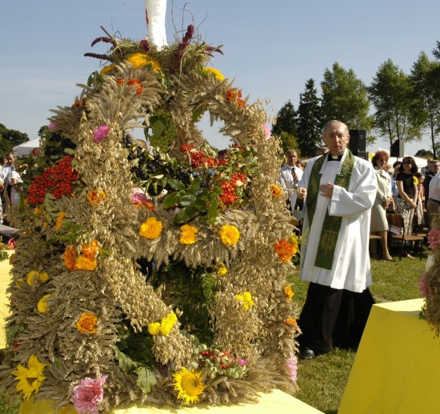 Dożynki rozpoczną się od mszy świętej.