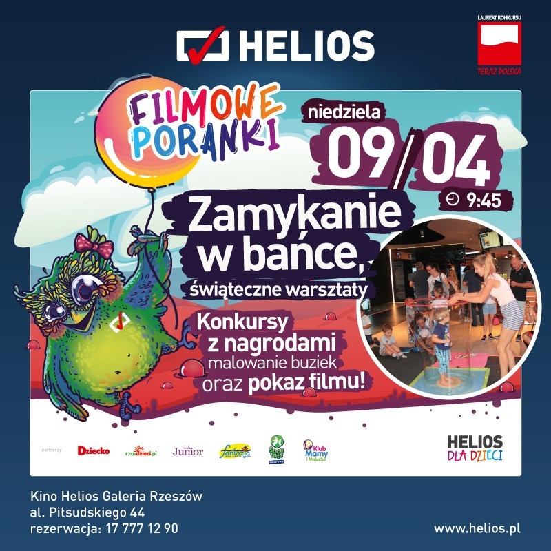 Helios Galeria Rzeszów - Filmowe Poranki