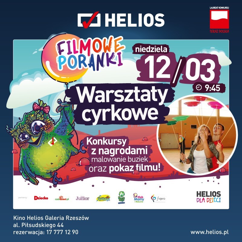 Helios Galeria Rzeszów - Filmowe poranki