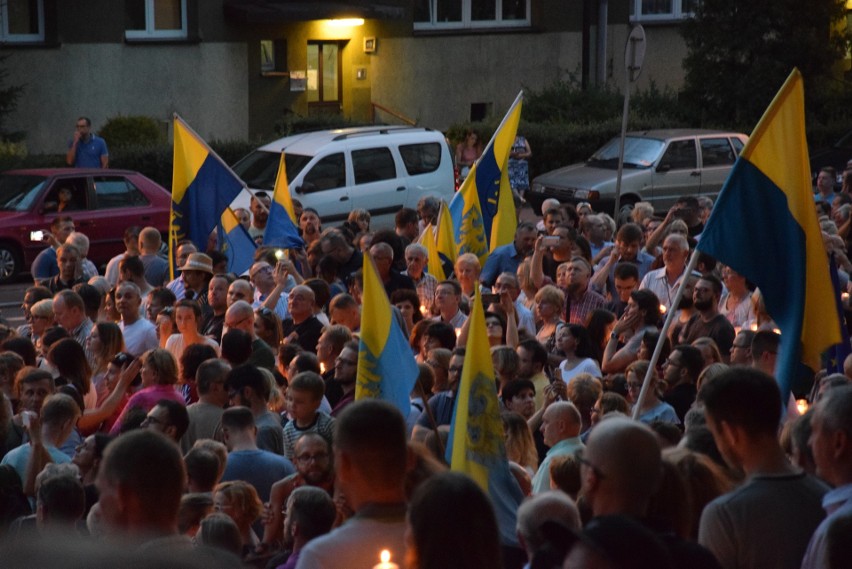 Czwartkowy protest przed Sądem Okręgowym w Katowicach