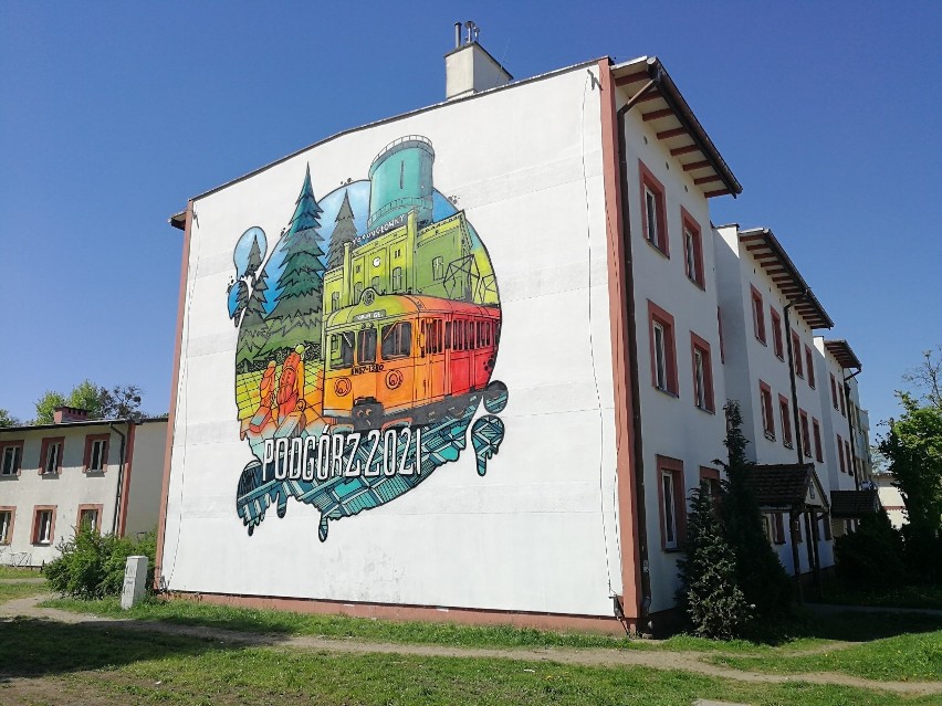 Mural przy ul. 63. Pułku Piechoty 77A