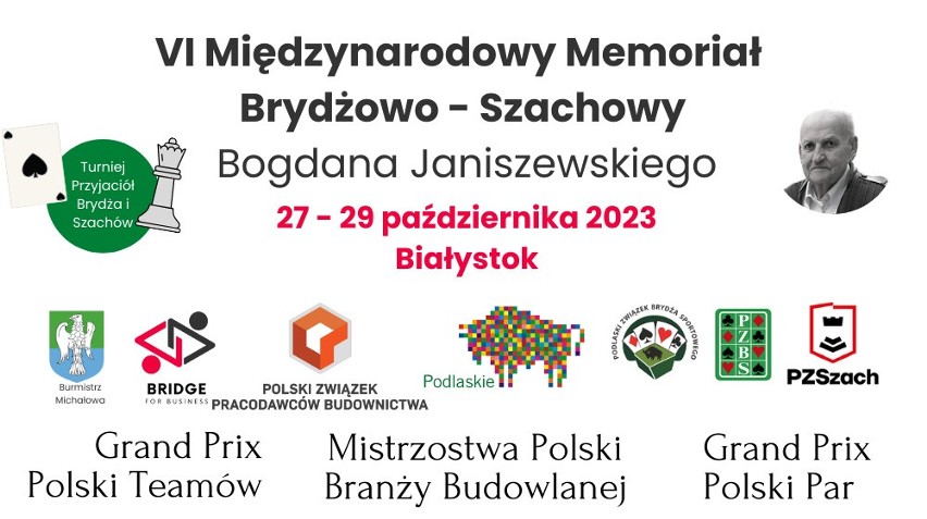 Plakat promujący Memoriał Bogdana Janiszewskiego