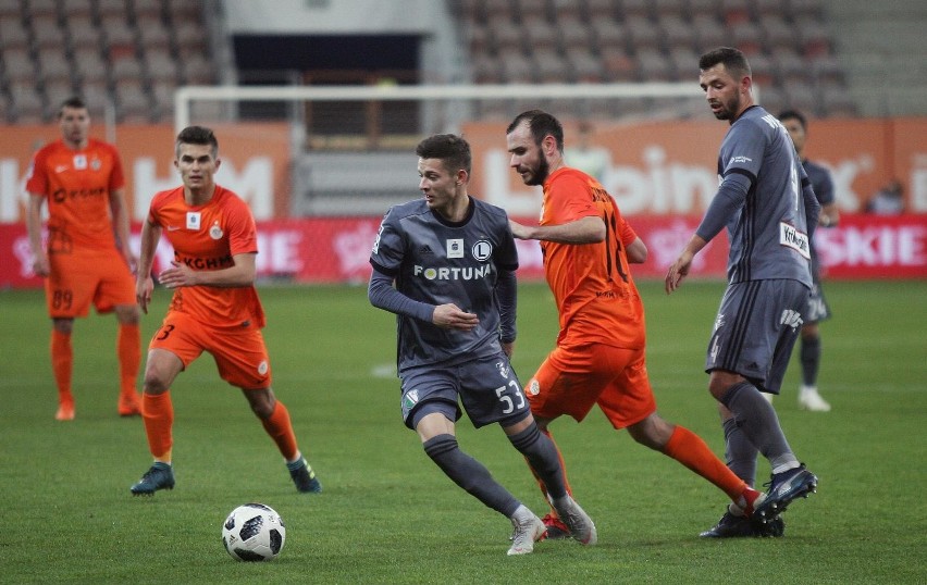 25.11.2018 lubin ekstraklasa pilka nozna mecz zaglebie lubin...