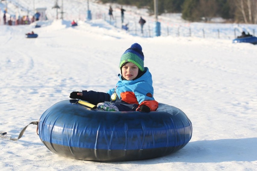 Snowtubing w Niestachowie - atrakcja dla najmłodszych