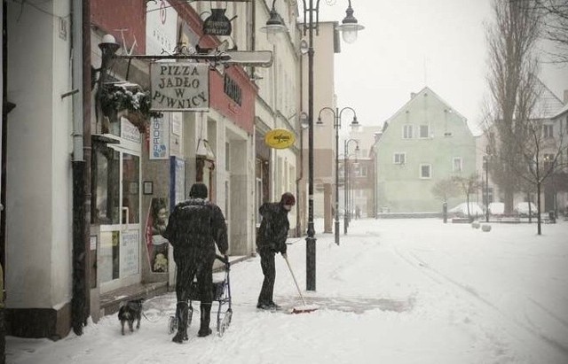 Śnieg będzie prószyć tylko przelotnie.