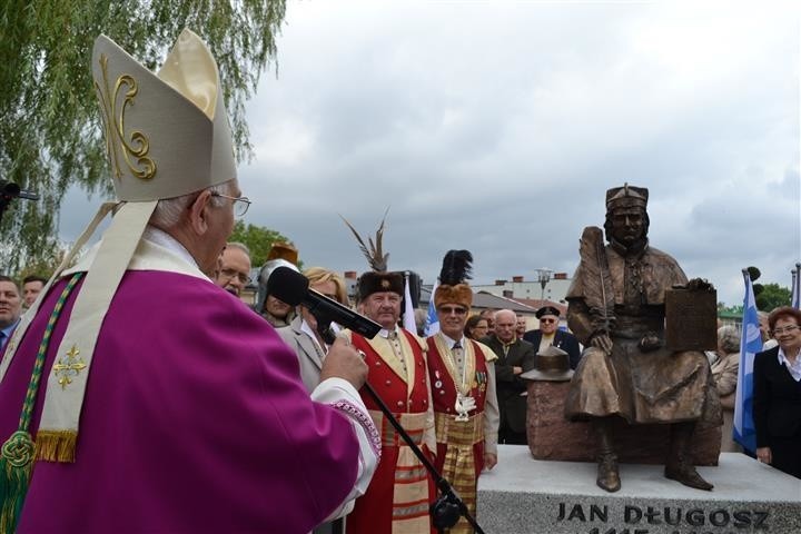 Odsłonięcie pomnika Jana Długosza w Kłobucku