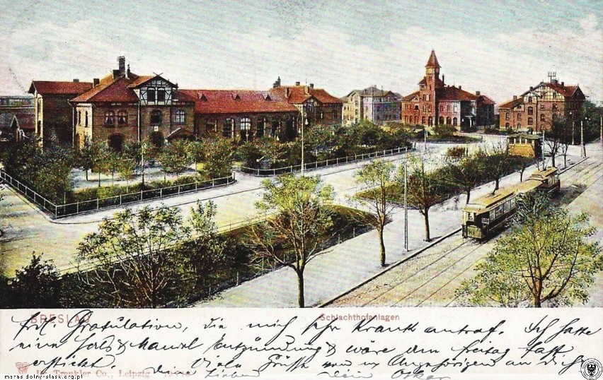 Rzeźnia miejska przy Legnickiej w roku 1902 - teraz stoi tu...