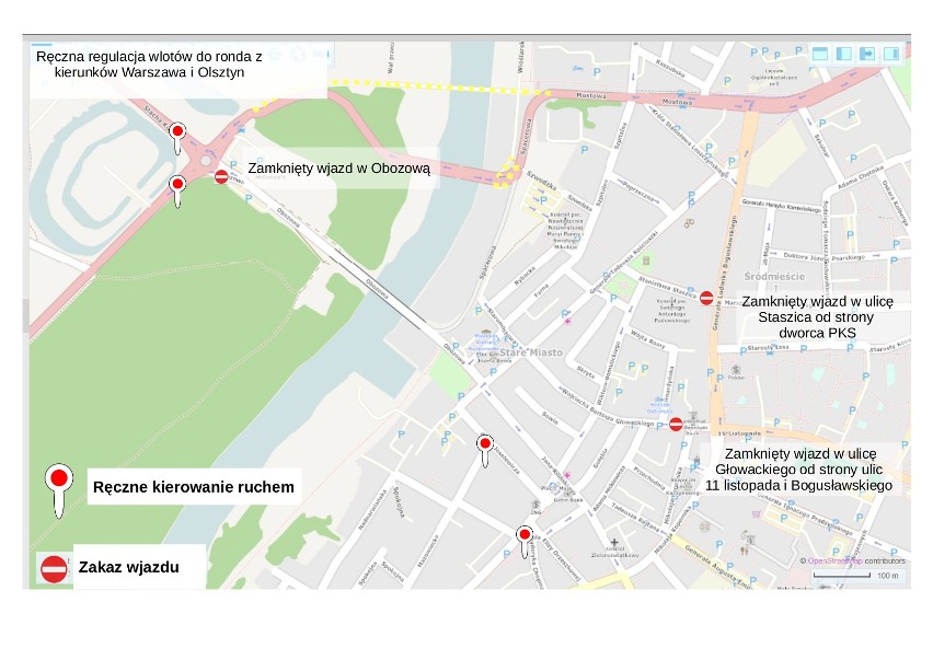 Ostrołęka. Zmiana organizacji ruchu. 2.10.2020. Zobaczcie jak wyglądało miasto. Zdjęcia