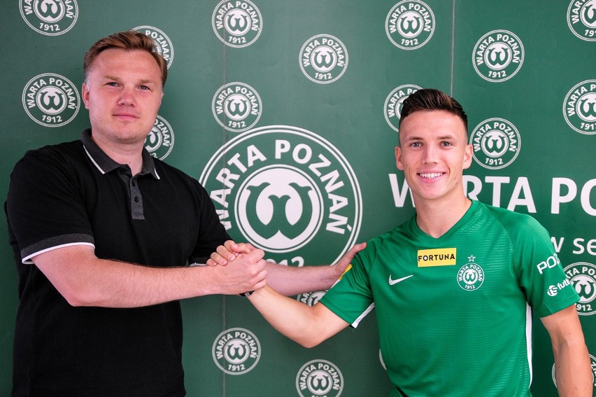 Gracjan Jaroch podpisał dwuletni kontrakt z Wartą Poznań.