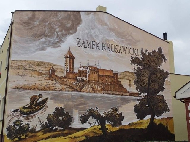 Nowy mural w Kruszwicy