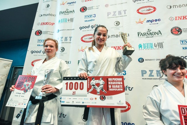 Klaudia Wajda (Krakowski Klub Karate Tradycyjnego) po raz kolejny pokazała wielką klasę