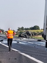 Śmiertelny wypadek na DK5 w Luszkowie pod Świeciem. Są utrudnienia w ruchu