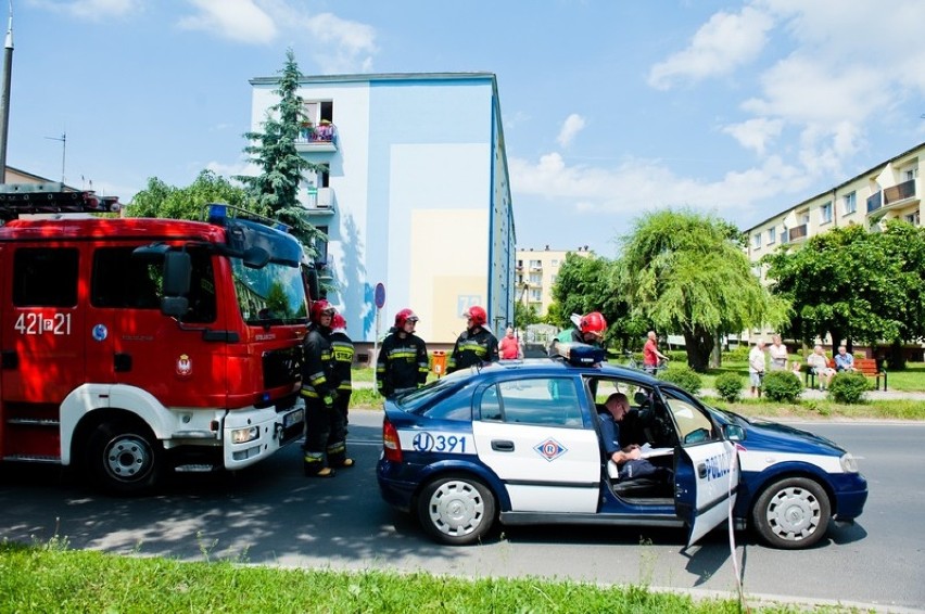 Wypadek w Gnieźnie: Motocyklista trafił do szpitala