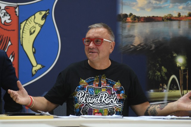 Jurek Owsiak w Kostrzynie nad Odrą m. in. podsumował ostatnią edycję Pol'and'Rock Festiwalu.