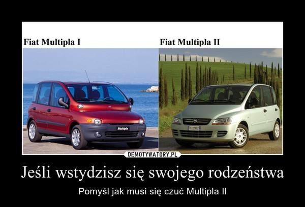 Fiat Multipla: Auto, z którego szydzą internauci