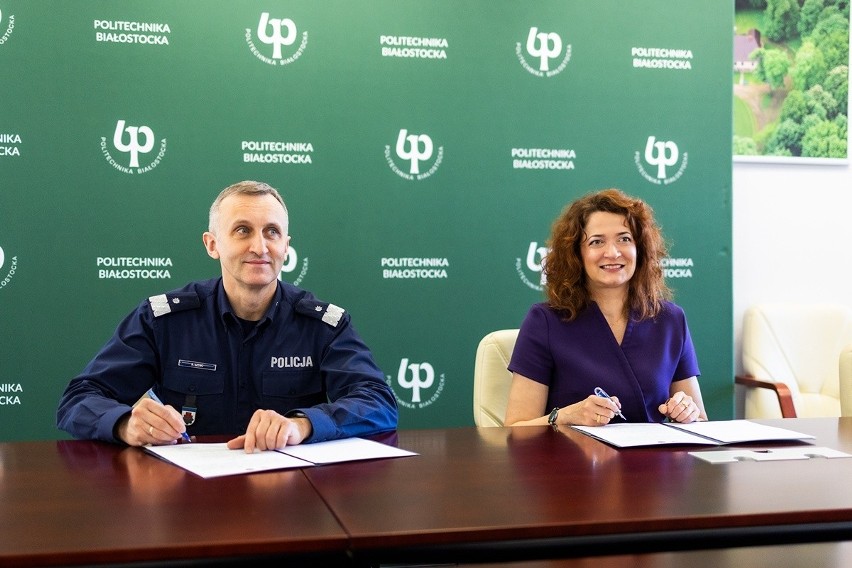Politechnika Białostocka będzie współpracować z Komendą Wojewódzką Policji w Białymstoku