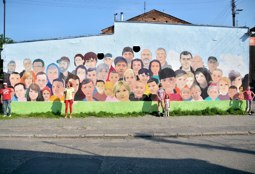 Na Bronowicach powstał nowy mural. Przedstawia jej mieszkańców (ZDJĘCIA, WIDEO)