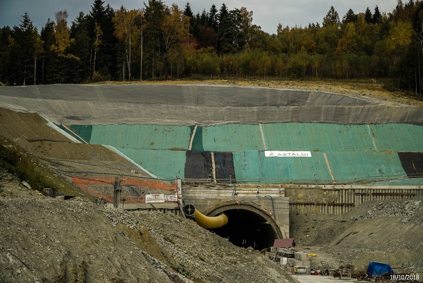 Budowa tunelu na zakopiance