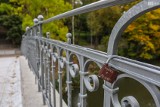 Na mostku japońskim w Parku Kasprowicza w Szczecinie znów pojawiły się kłódki. Czy to legalne?- 21.10.2020