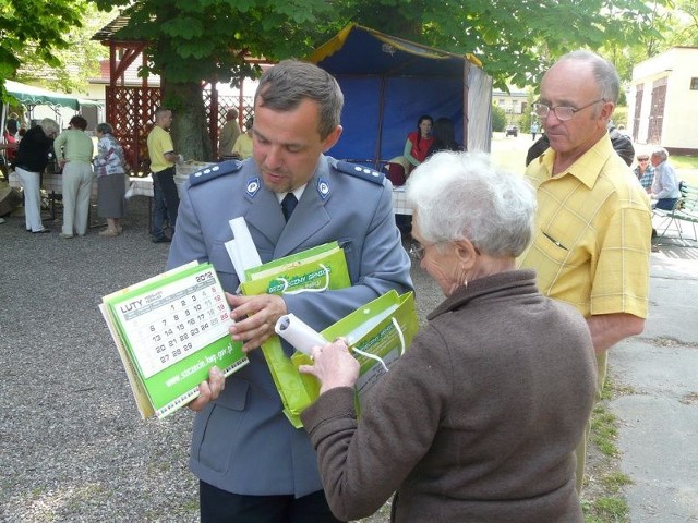 Spotkanie dla seniorów zorganizowane przez policję w Koszalinie.