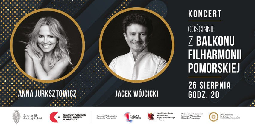 Anna Jurksztowicz i Jacek Wójcicki: Koncert z balkonu Filharmonii Pomorskiej