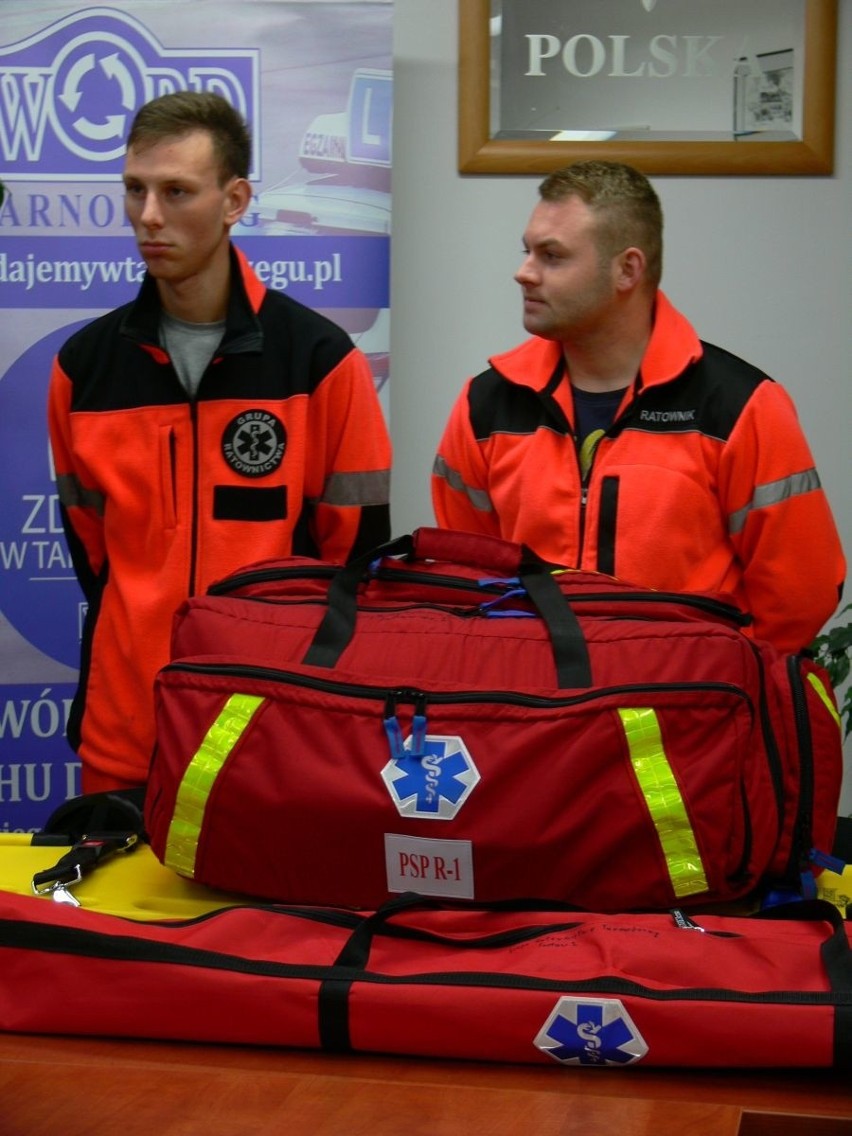 Grupa ratowników z Tarnobrzega dostała profesjonalny sprzęt 