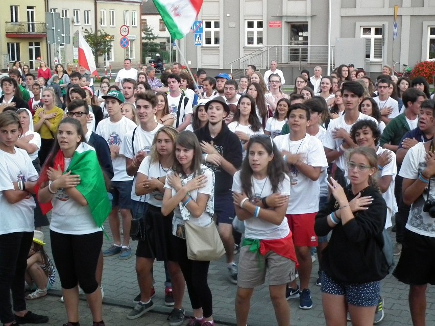 Pielgrzymi z Włoch na Światowe Dni Młodzieży gościli w Zwoleniu 