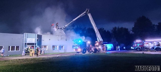 Pożar w jednym z zakładów pracy w Opolu.